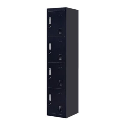 4-Door Vertical Locker for Office Gym Shed School Home Storage