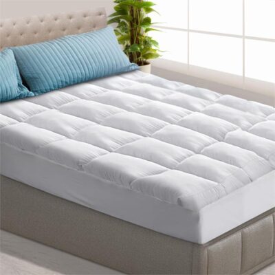 King Size Mattress Topper Pillowtop 1000GSM Microfibre Filling Protector
